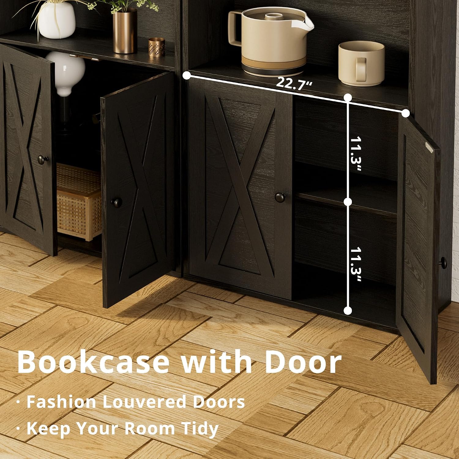 Detalle 2 de IRONCK Bookshelf, 5-Tier