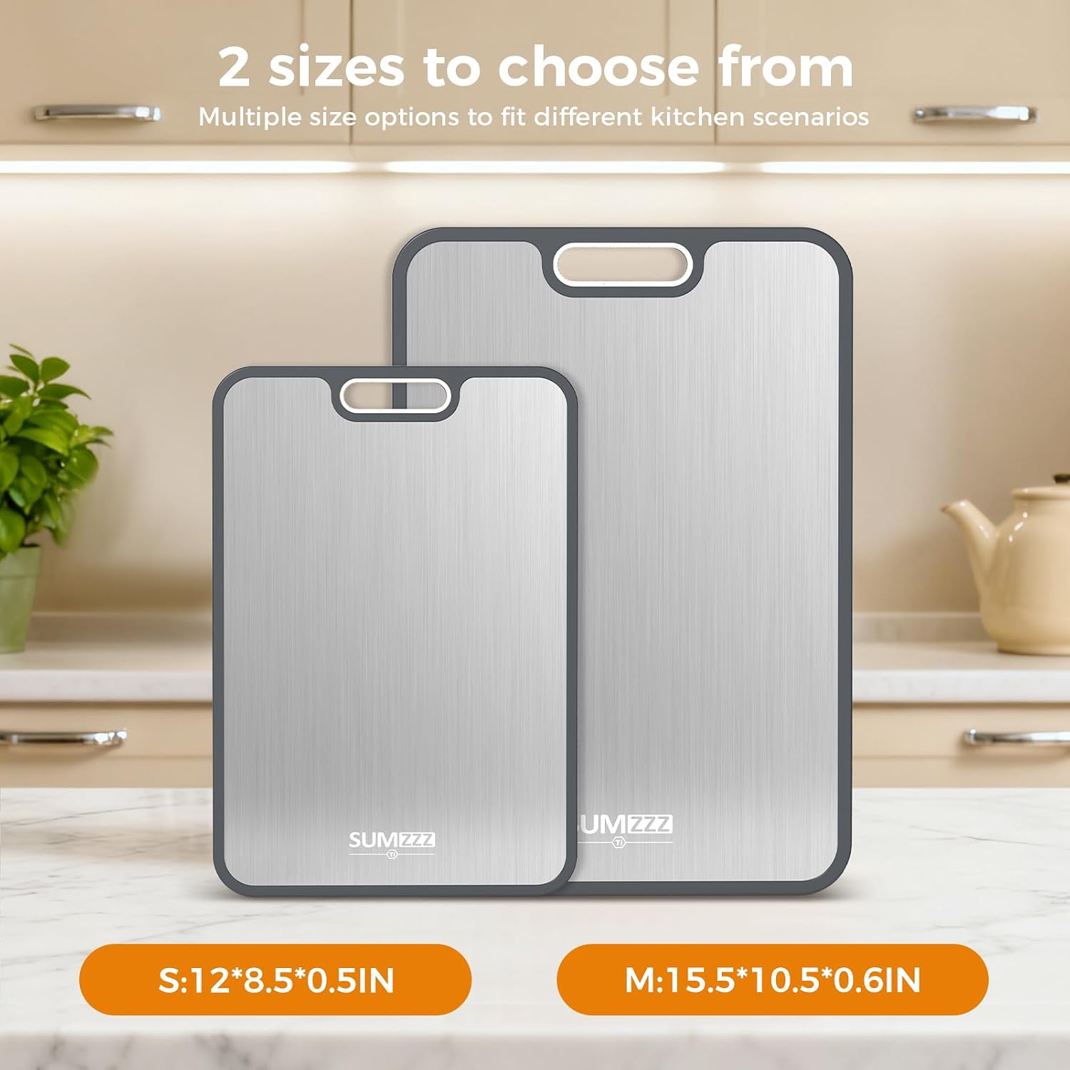 Thumbnail 4 de Titanium 2-in-1 Cutting Board 15.5 x 10.5