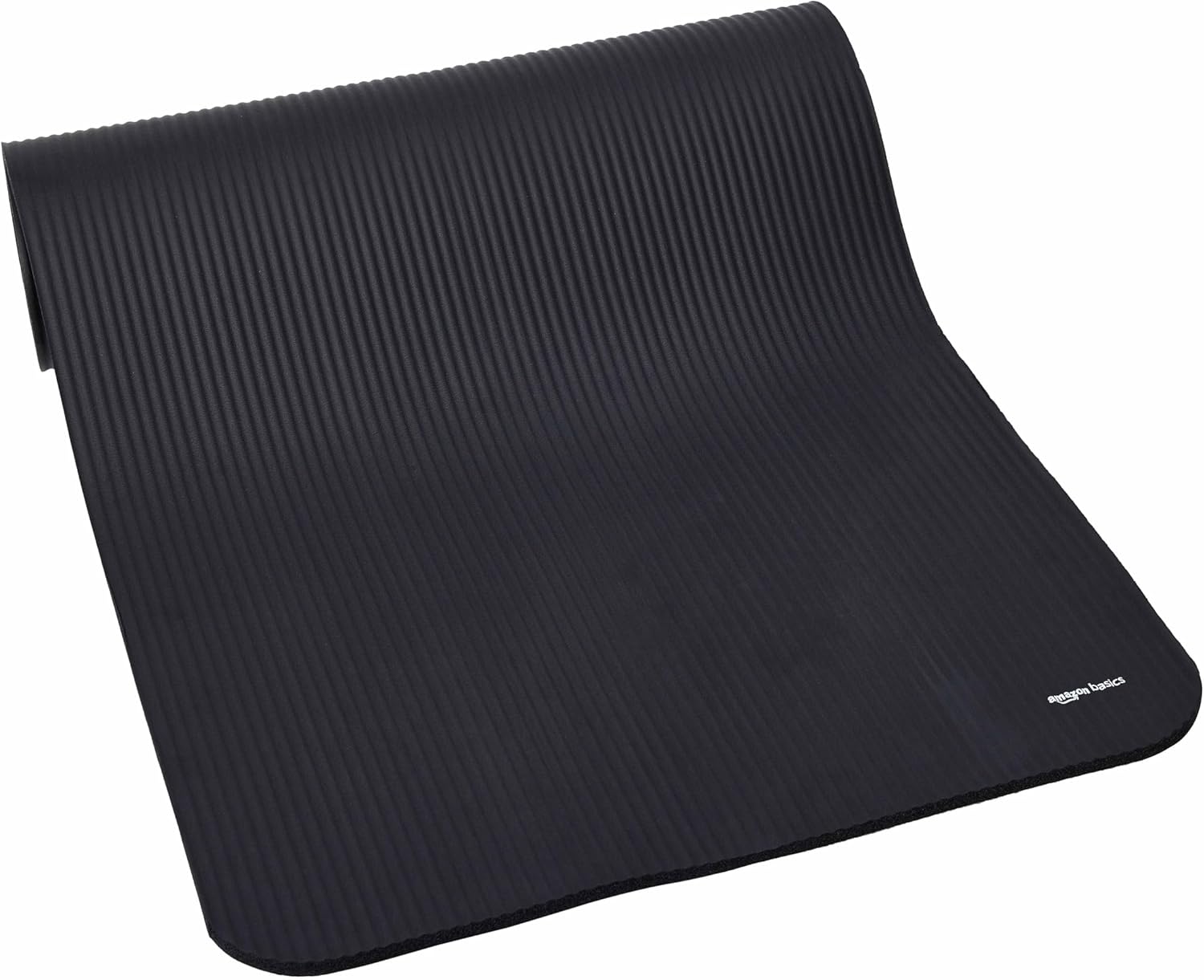 Detalle de Amazon Basics tappetino da yoga extra spesso 183 x 61 cm, antiscivolo, nero
