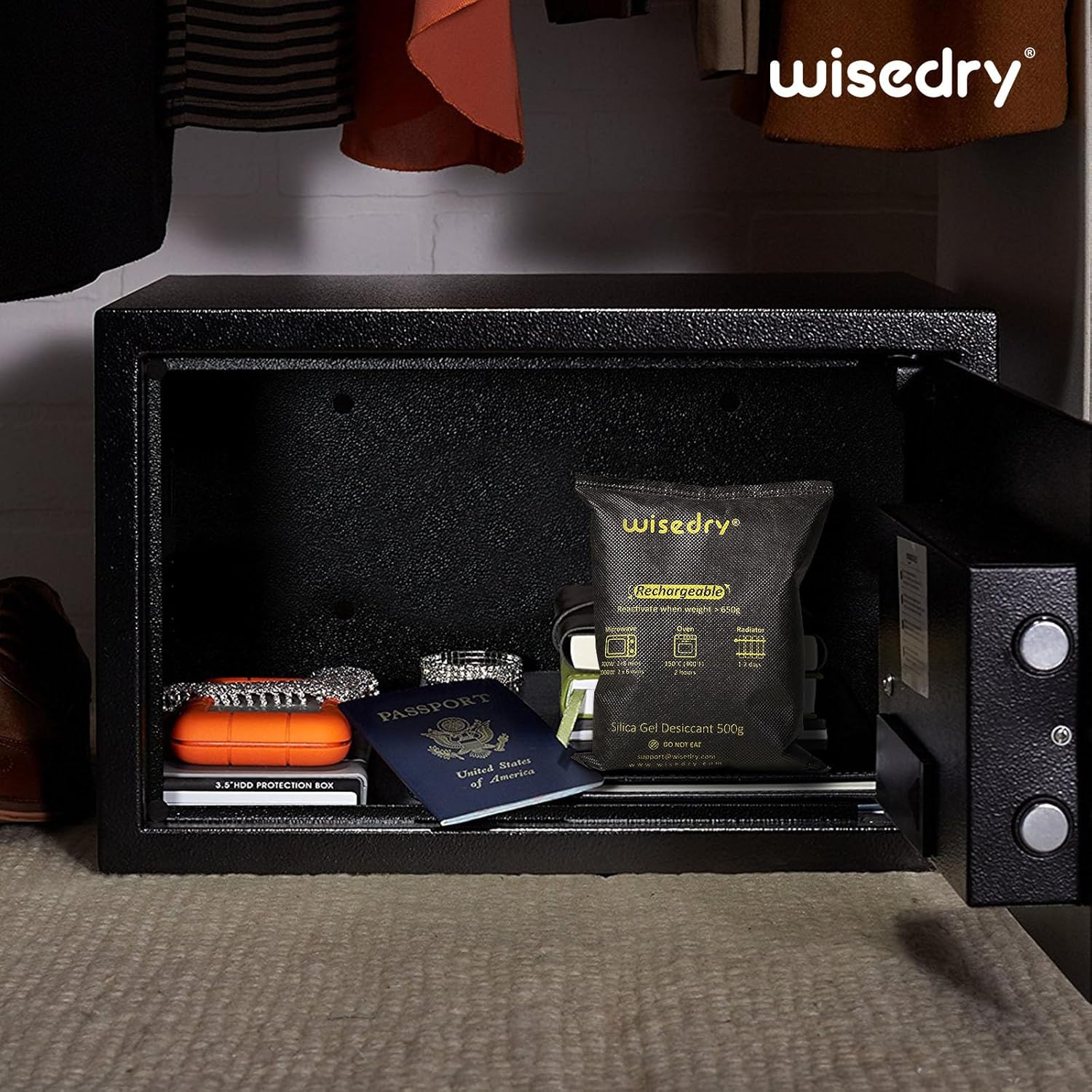 Thumbnail 6 de wisedry 1kg silica gel car dehumidifier