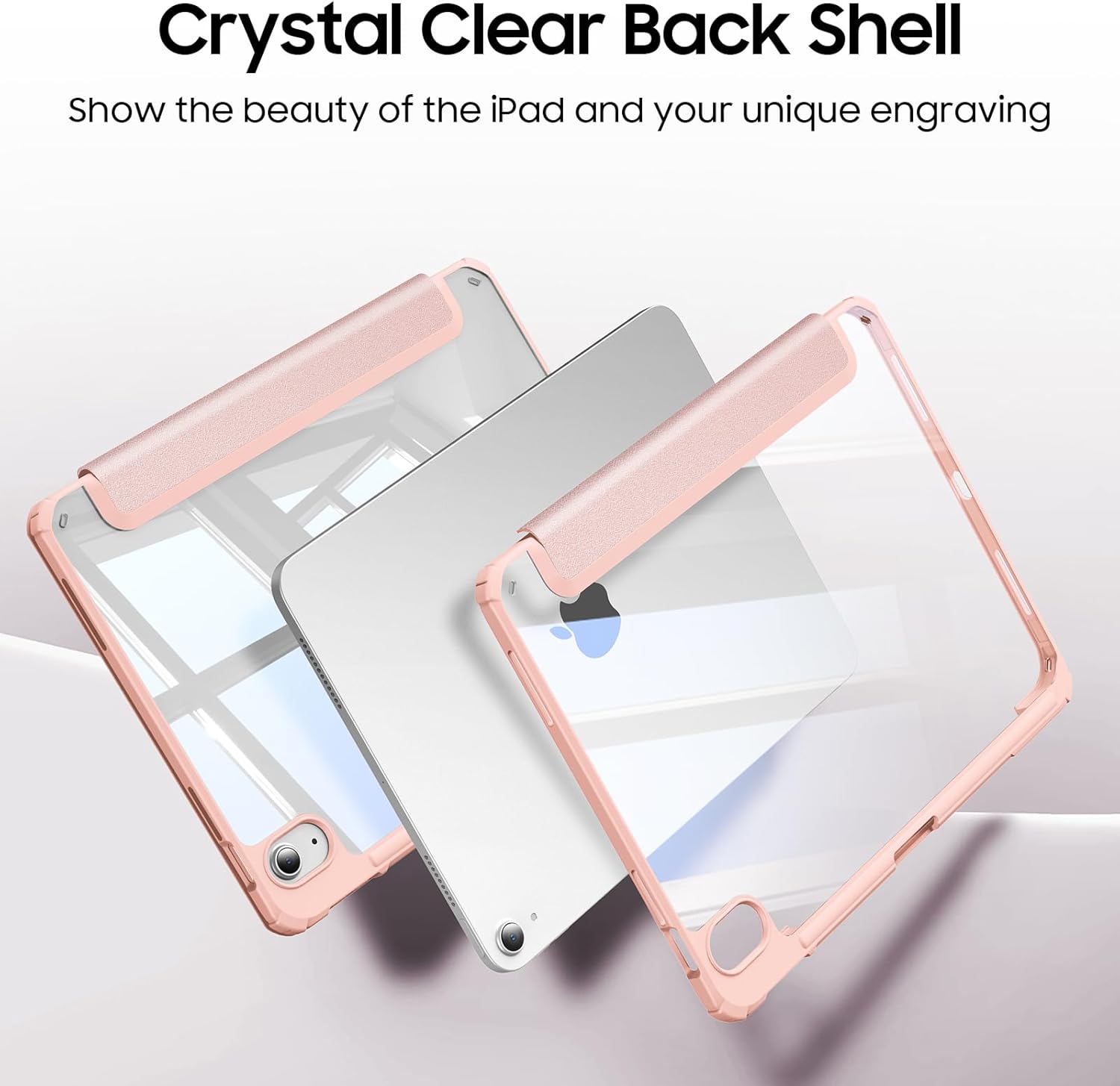 Thumbnail 3 de Fintie Hybrid Hülle für iPad (A16) 11. Generation / iPad 10. Generation 10,9 Zoll – Hybrid-Schutz mit Stifthalter, Roségold