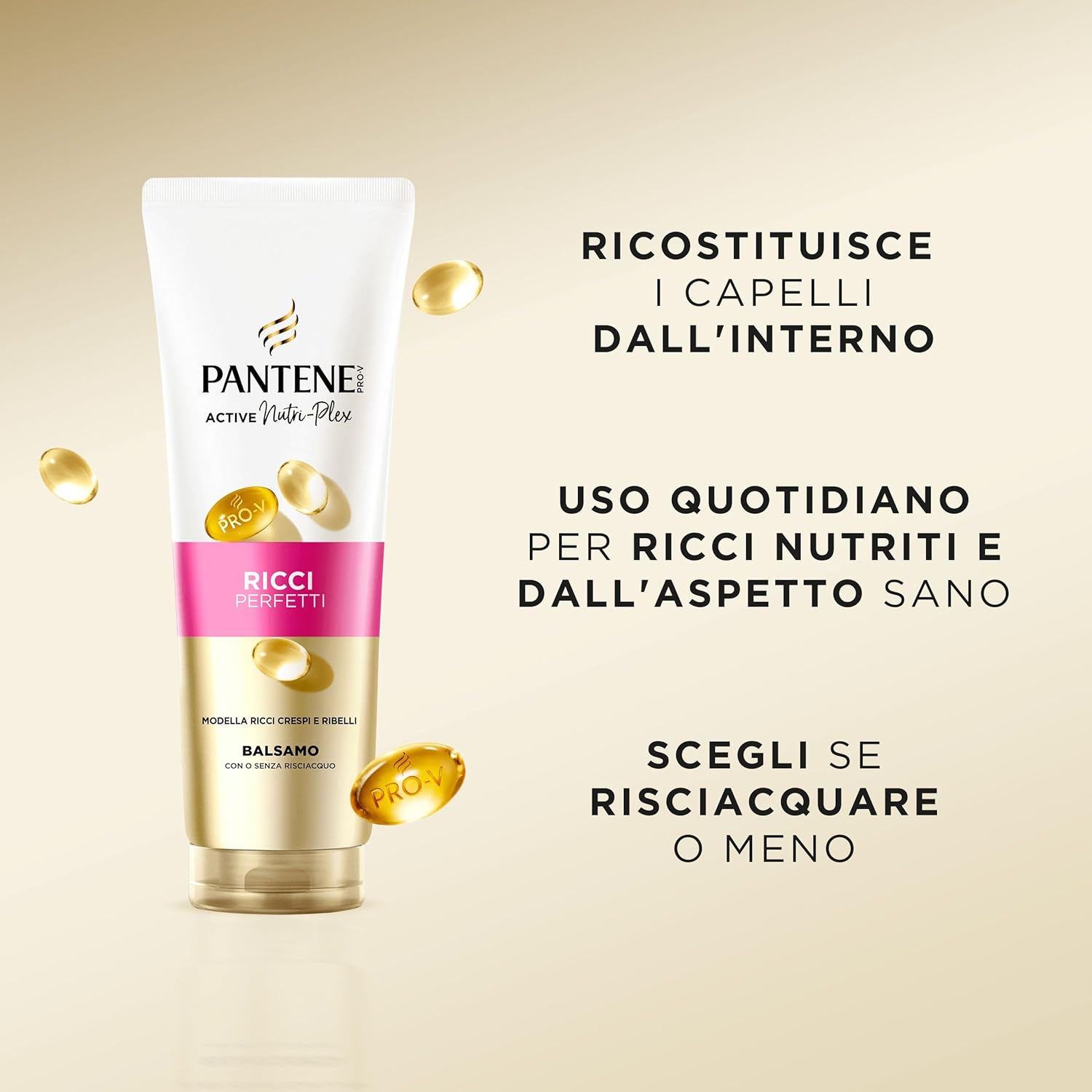 Detalle de Pantene Pro-V Balsamo Ricci Perfetti 230 ml per ricci