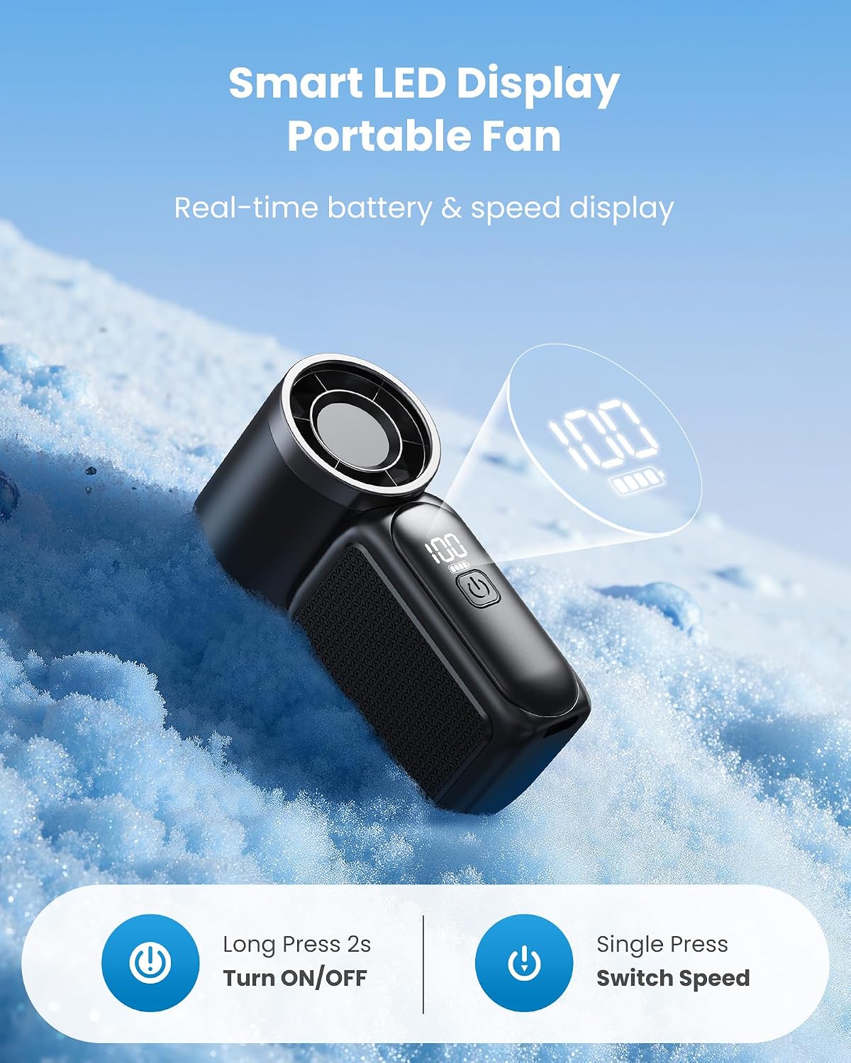 Thumbnail 3 de Gaiatop Portable Handheld Mini Fan