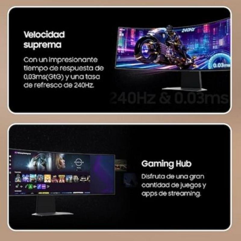 Thumbnail 2 de Samsung Odyssey OLED G9 49" ultrawide 240 Hz