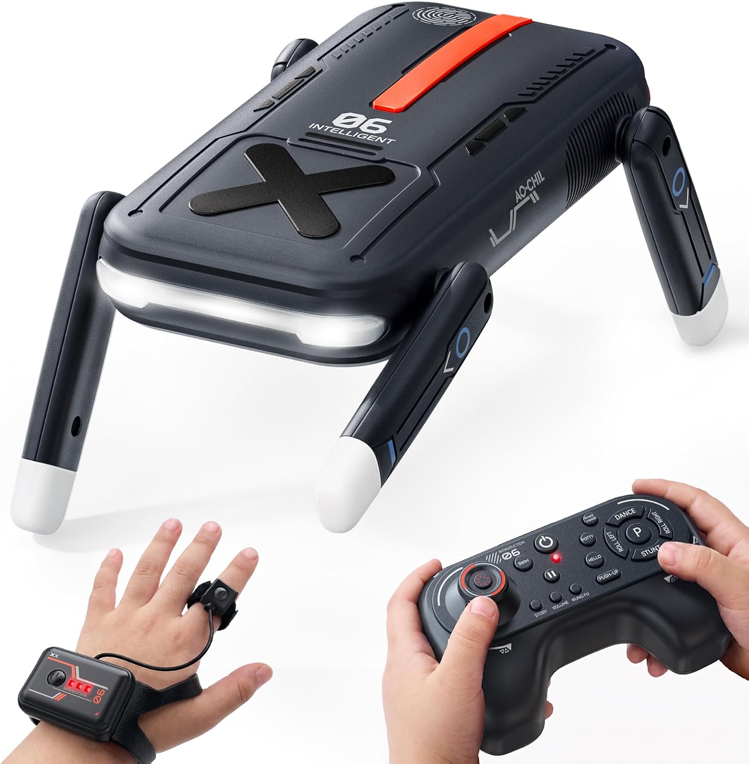 Detalle de Ruko R1 Mini Robot Dog with 4-Way Flips, Gesture Control and Programming