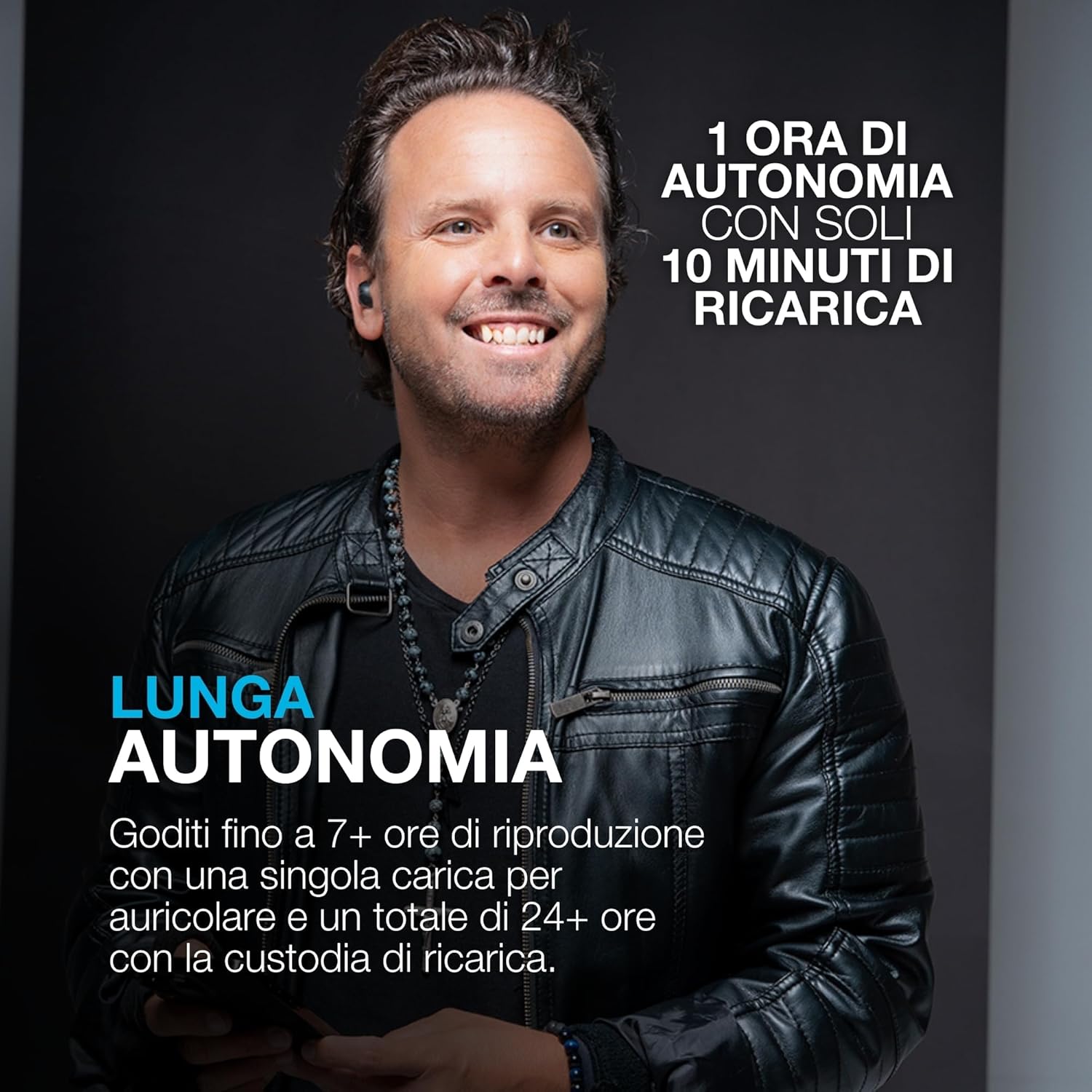 Thumbnail 2 de JLab Go Pop ANC Auricolari Bluetooth con ANC, 24+ h e multipoint