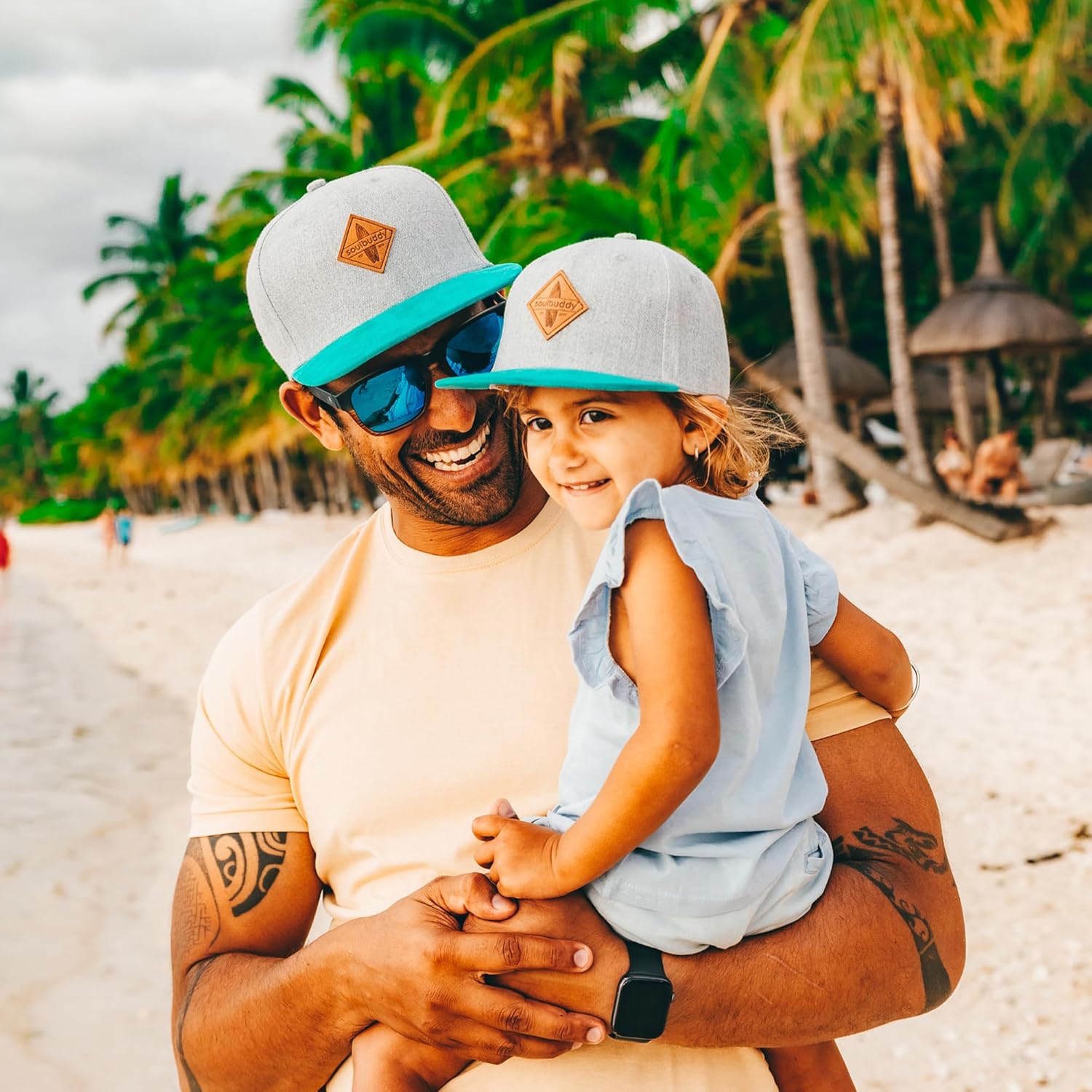 Thumbnail 5 de Soulbuddy Vater–Sohn Baseball Cap Set – 2er Partnerlook im Streetwear-Stil