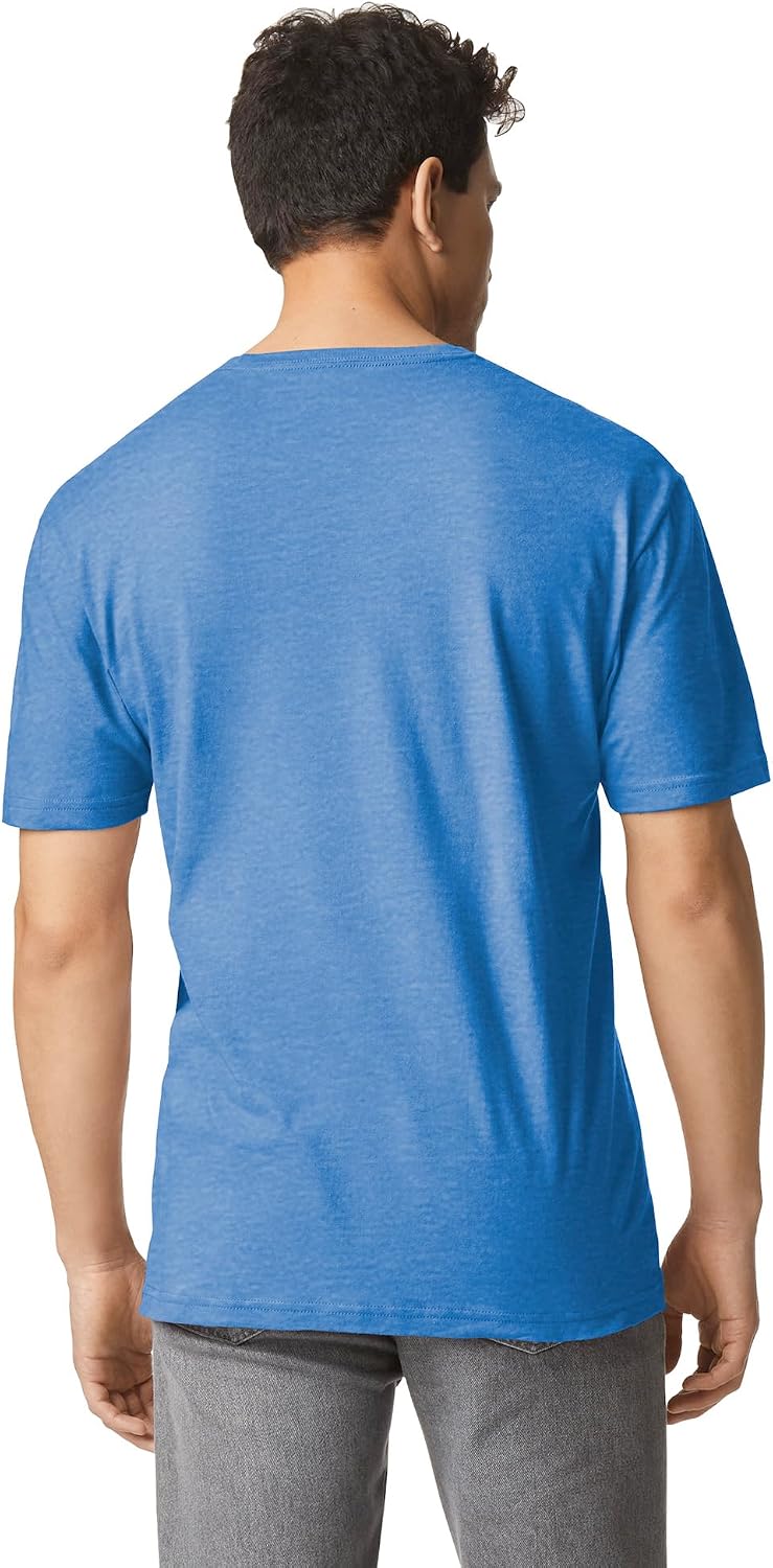 Detalle de Gildan Adult Softstyle Cotton T-Shirt, Style G64000 — Multipack