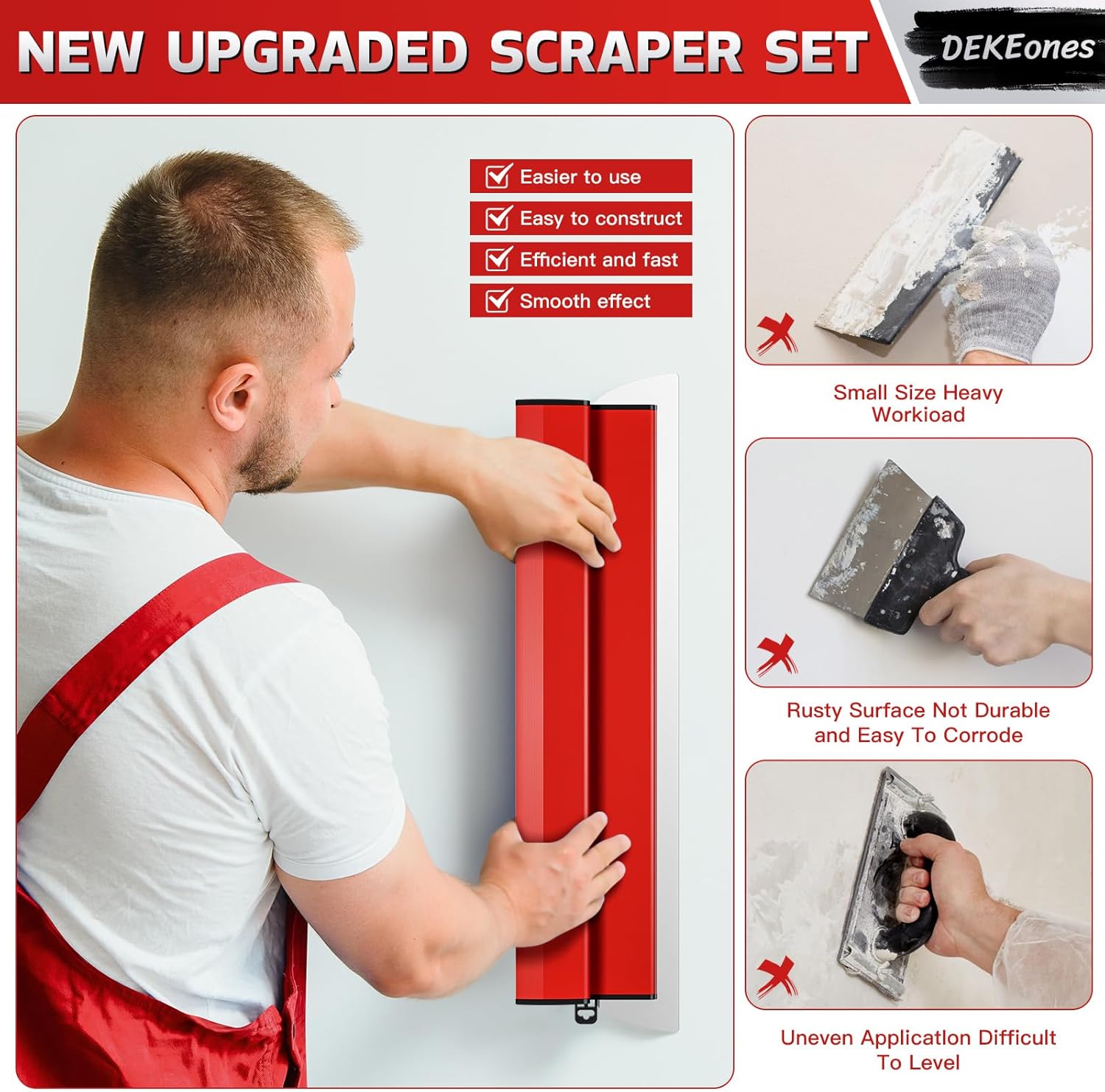 Thumbnail 3 de DEKEones Flächenspachtel Set Edelstahl 15–80 cm