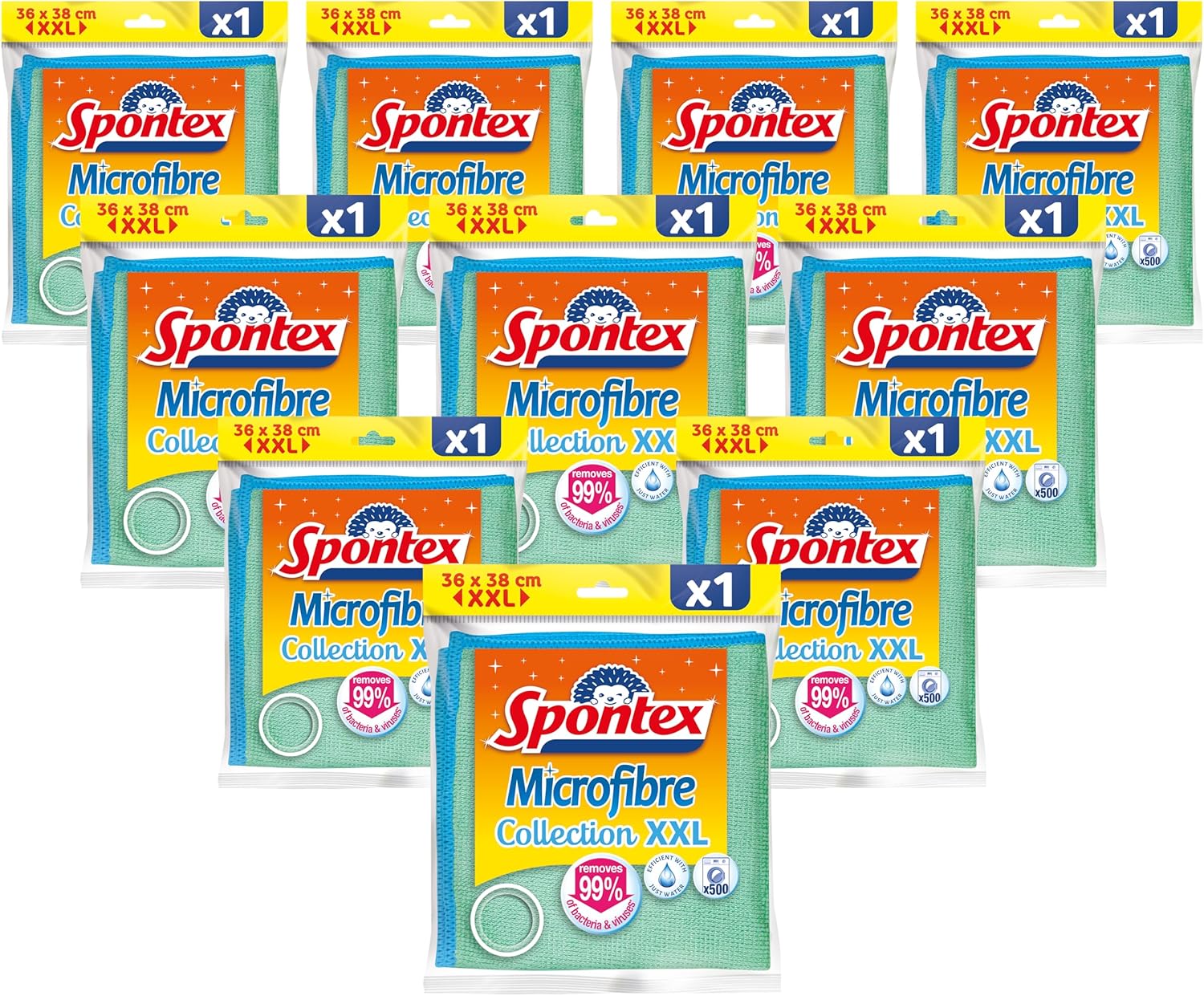 Thumbnail 6 de Spontex Mikrofaser Allzwecktücher 8+2