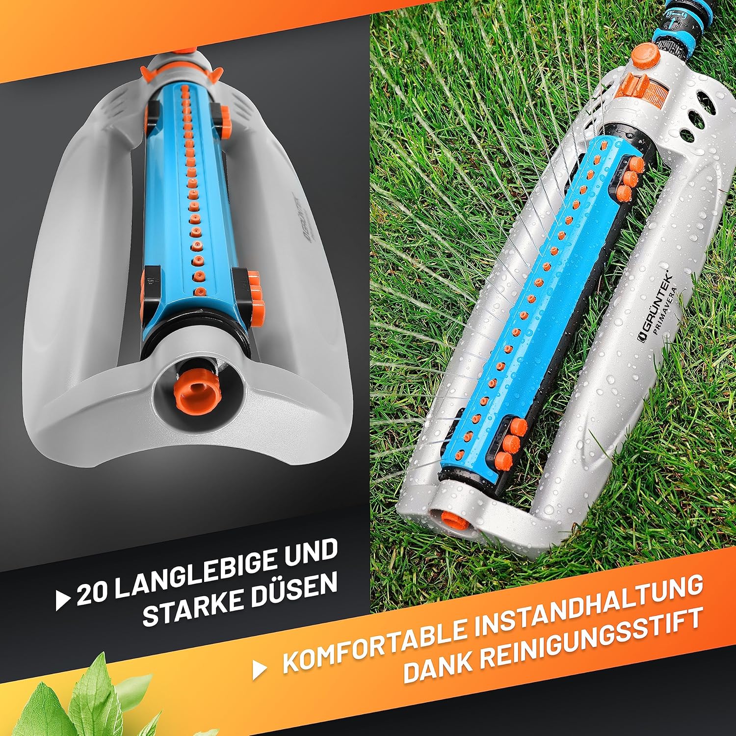 Detalle 2 de GRÜNTEK Rasensprenger 462 m² für große Flächen