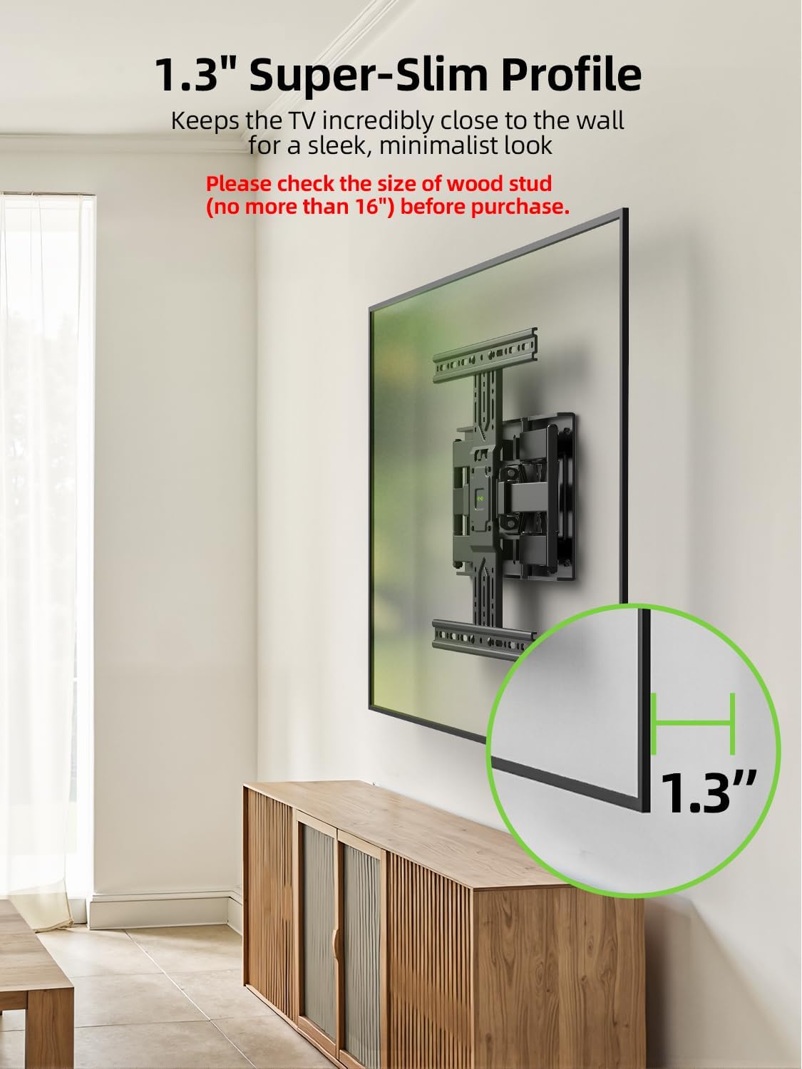 Thumbnail 5 de USX MOUNT Ultra Slim 1.3in TV Mount