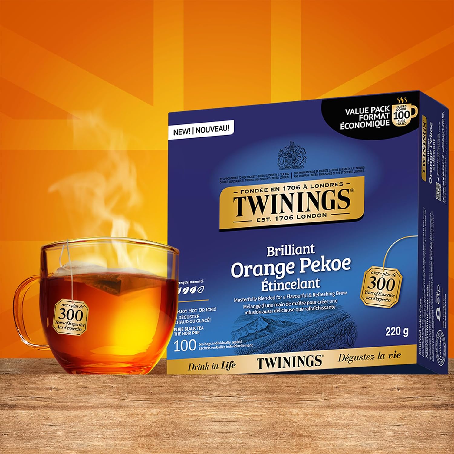 Detalle 2 de Twinings Black Tea, 100 Count