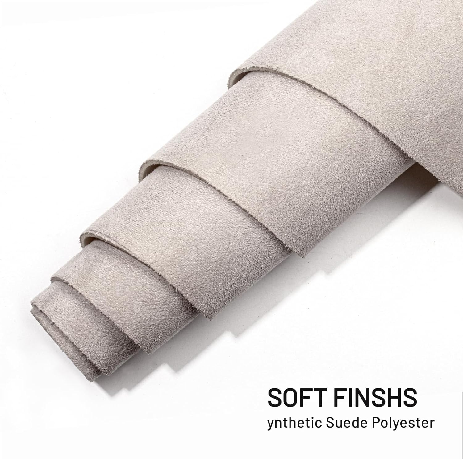 Thumbnail 2 de Babnecl Suede Headliner 38" × 60" Light Grey 📐