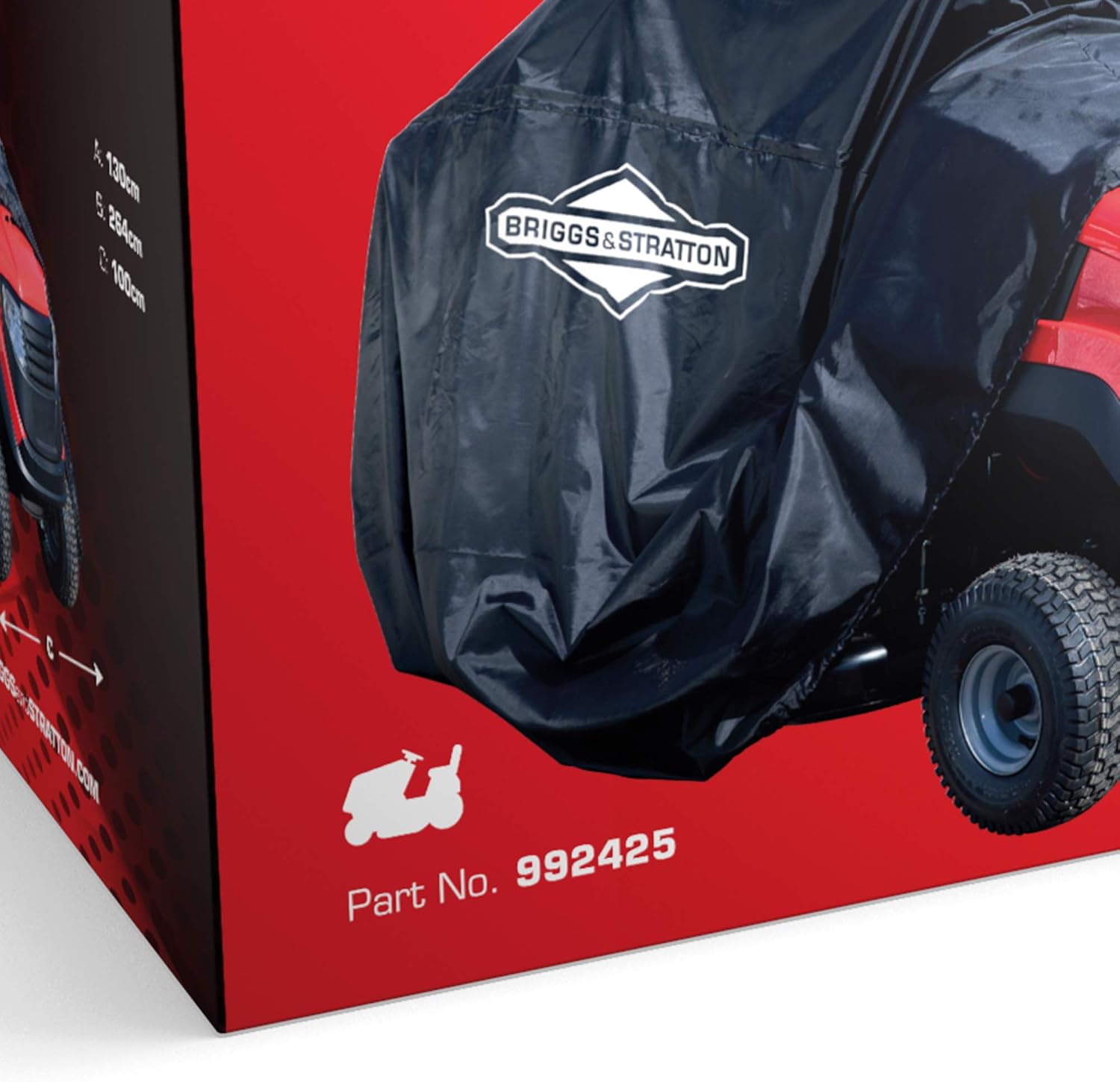 Detalle 2 de Briggs & Stratton 992425 – wodoodporny pokrowiec na traktorek, Dacron 210