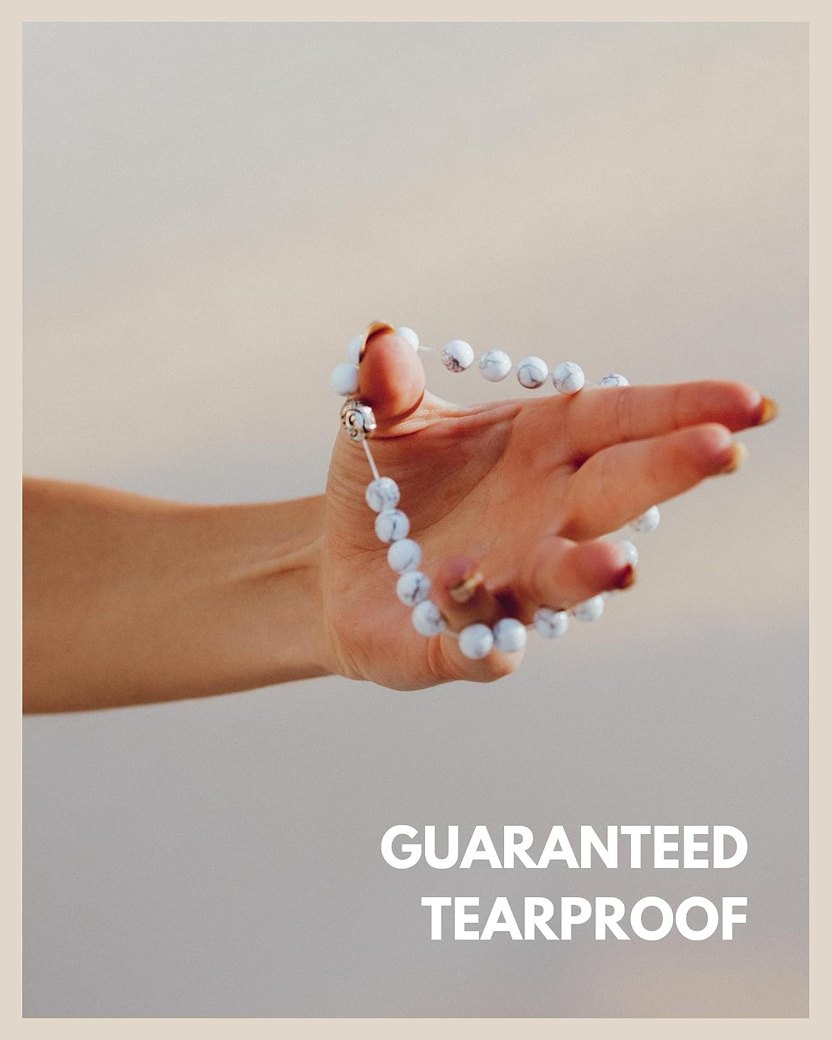 Thumbnail 2 de GD GOOD.designs Buddha Armband mit echten 8-mm Naturstein-Perlen – elastisches Perlenarmband für Yoga & Meditation