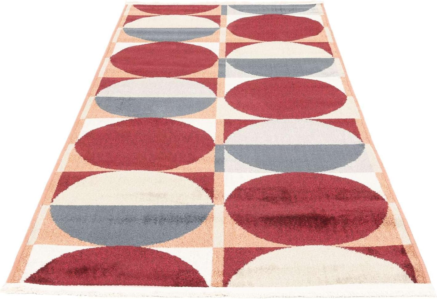 Thumbnail 1 de RugVista Jeff Modern Runner Rug, 80 x 300 cm, Red, Low Pile