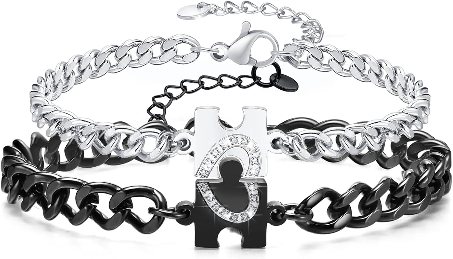Detalle de Gkmamrg Partnerarmbänder verstellbar 16/19 cm ❤