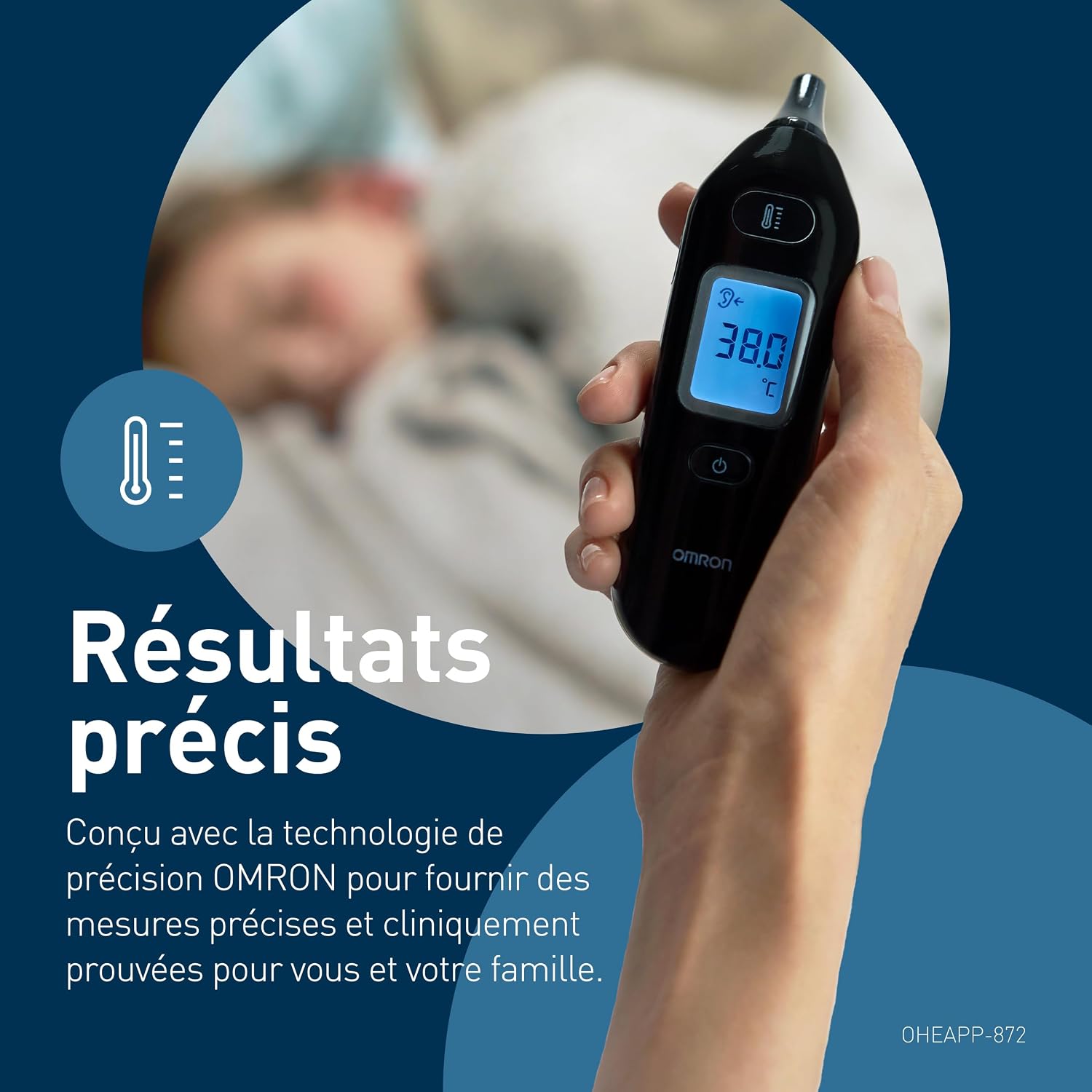 Detalle de OMRON Gentle Temp 533 thermomètre 1 s 🌡