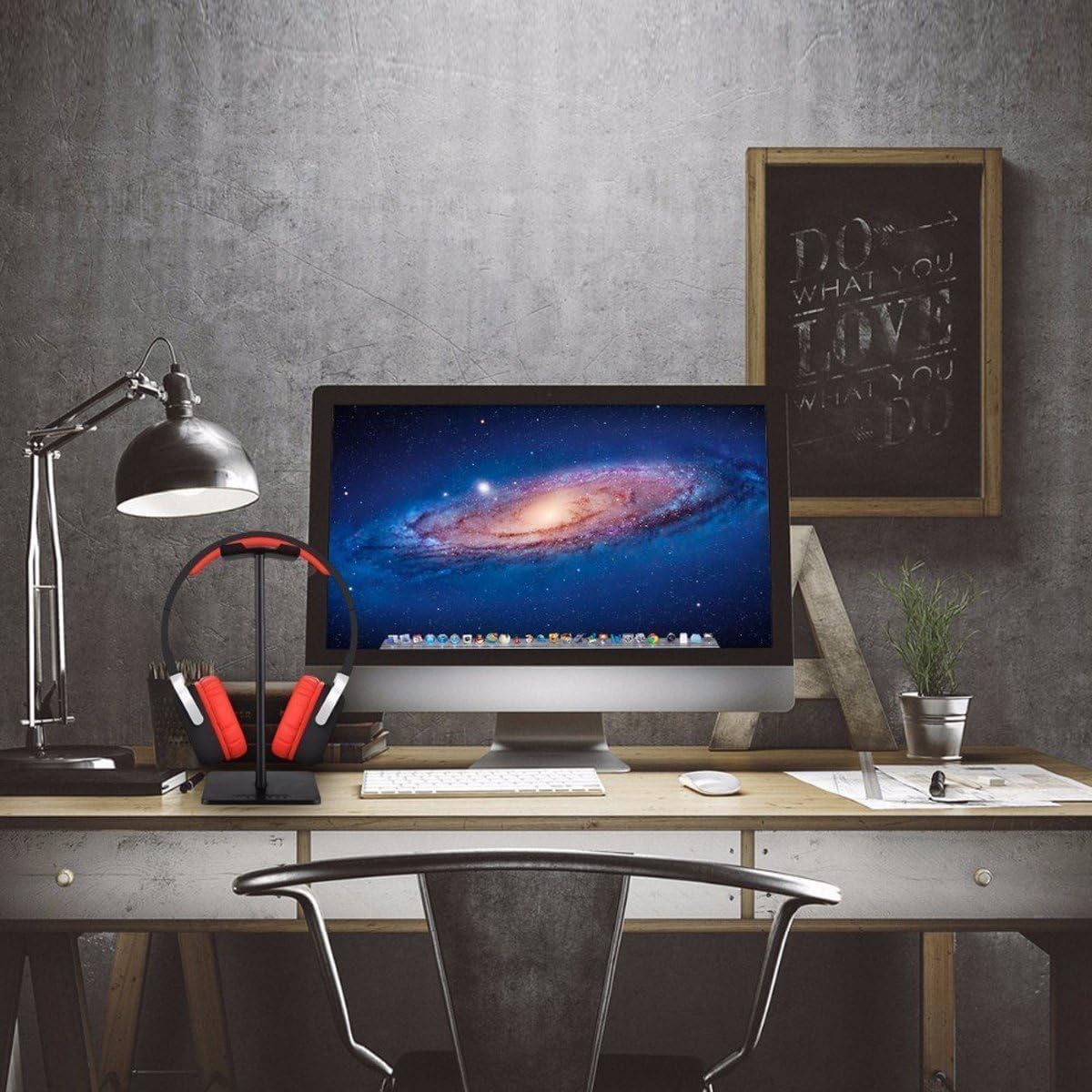 Thumbnail 2 de NXET Universal Aluminium Headphone Stand for Gaming & Everyday Headsets (Black)