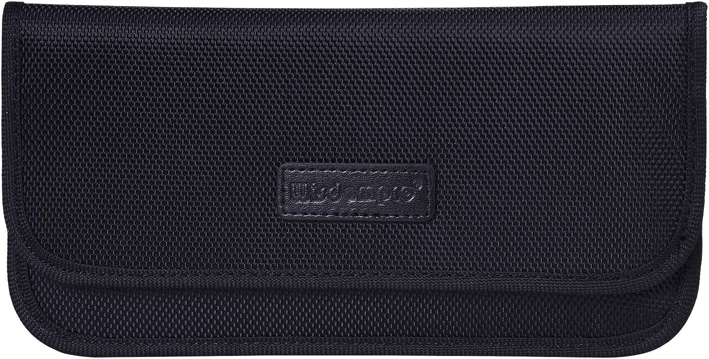 Detalle de wisdompro RFID Signal Blocking Bag (Faraday pouch) for cell phones and car keys, black