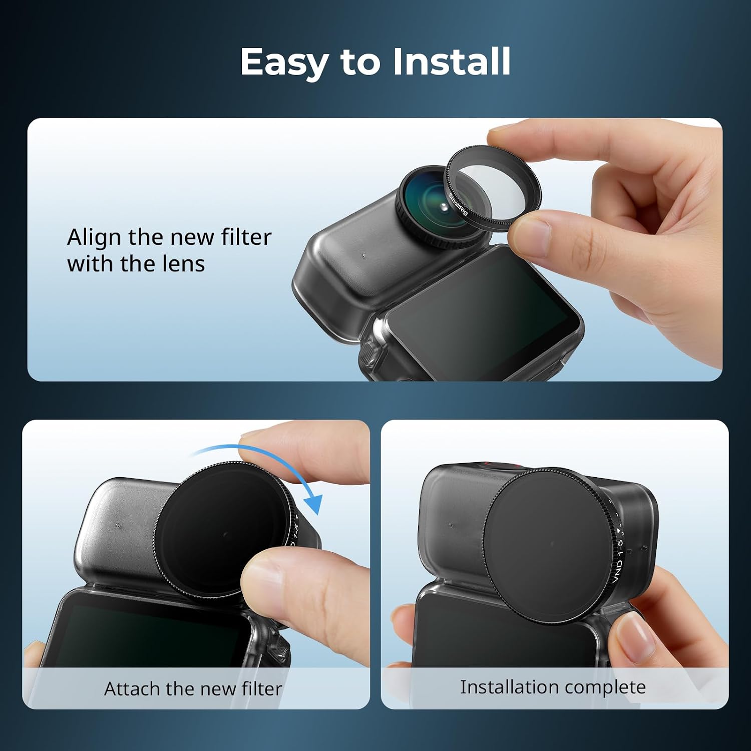 Thumbnail 6 de SMALLRIG VND ND2–ND32 für DJI Osmo Nano