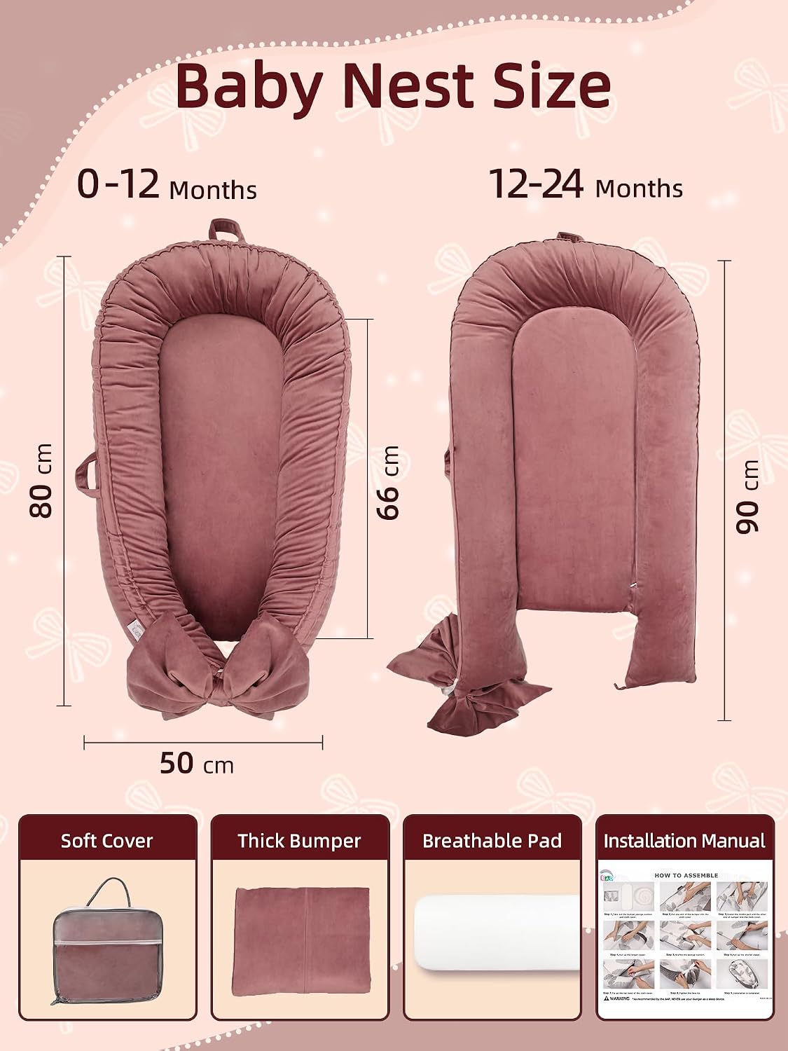 Thumbnail 1 de EAQ Baby Nest Pod for Newborn 0–12 months