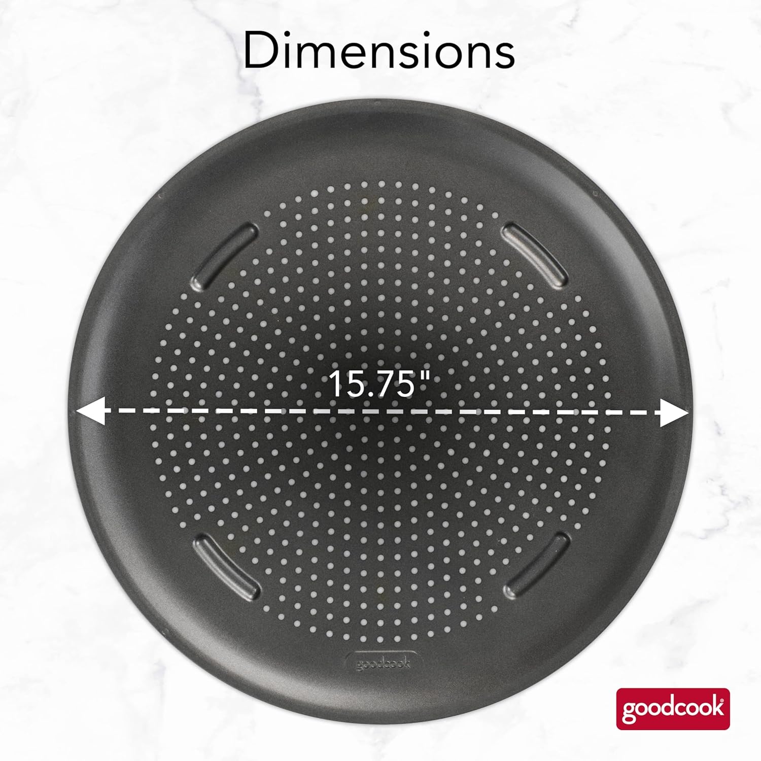 Thumbnail 4 de GoodCook AirPerfect 15.75-Inch Pizza Pan