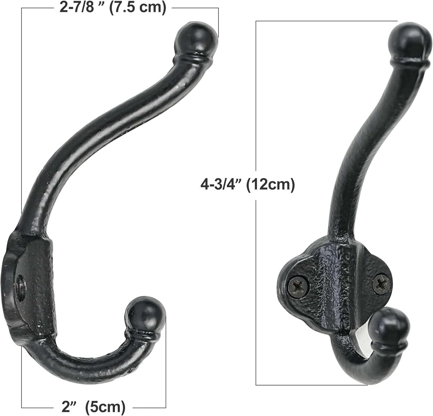 Detalle de Dseap Cast Iron Wall Hooks