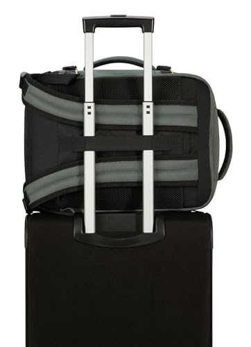 Detalle de American Tourister Take2Cabin: Sac Cabine sous le siège, compact et léger (30 x 20 x 40 cm) – Dark Forest