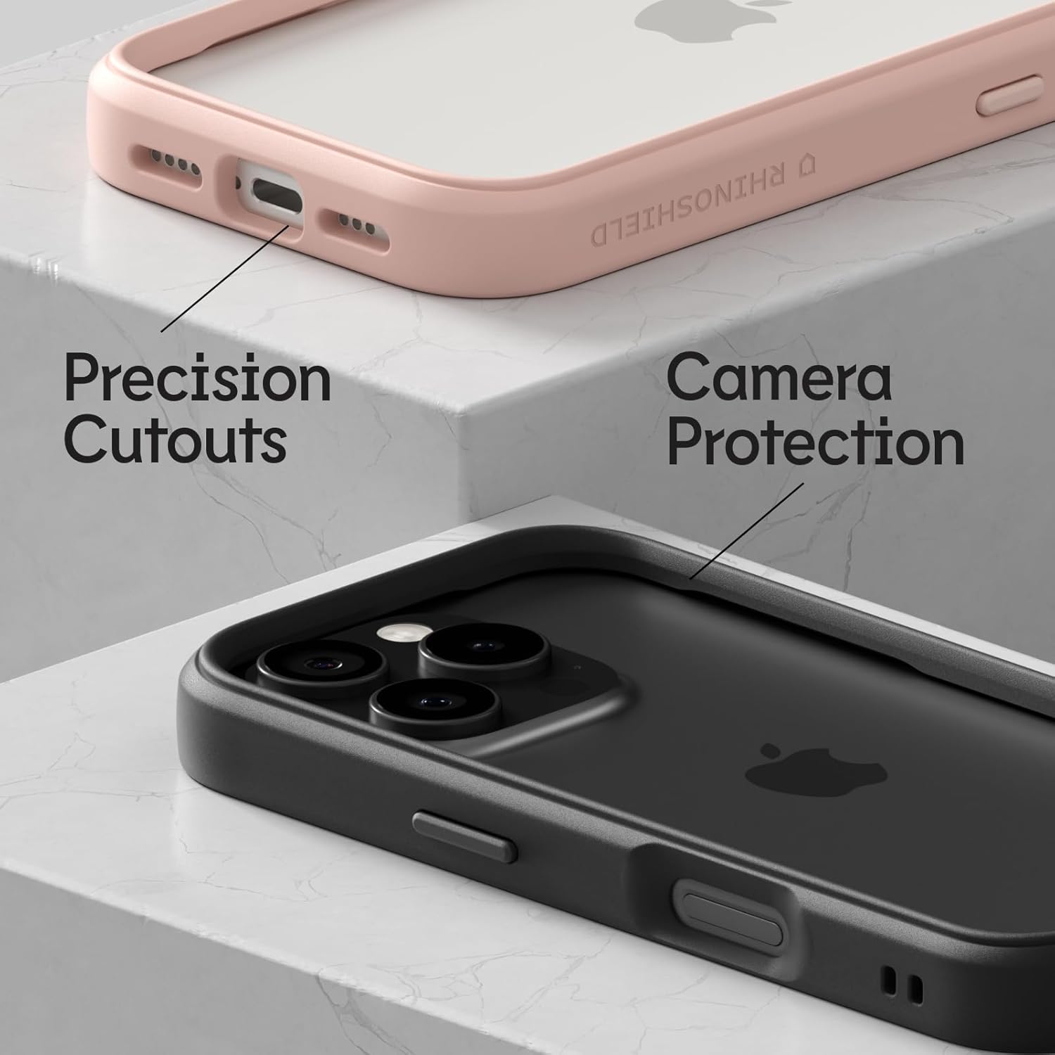 Thumbnail 4 de RHINOSHIELD CrashGuard Bumper Case for iPhone 16 Pro Max (Black) – slim shock protection