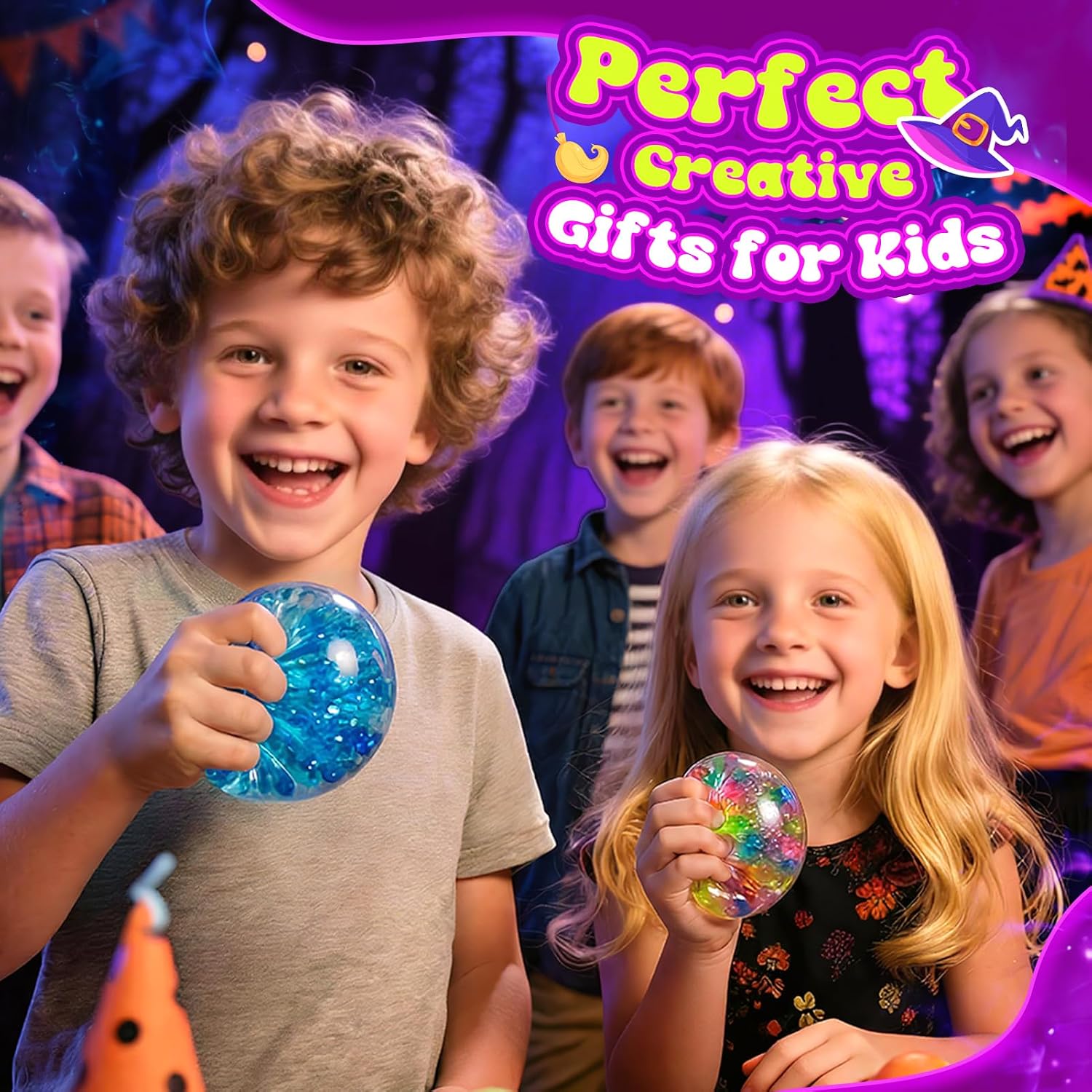 Thumbnail 6 de HCHILDHOOD DIY Squishy Making Kit with Auto-Inflation, 8 Balloons and Reusable Clips
