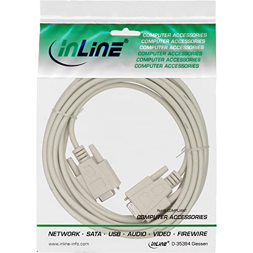 Detalle de Câble InLine 12225 9 broches femelle/femelle 5 m ⚡