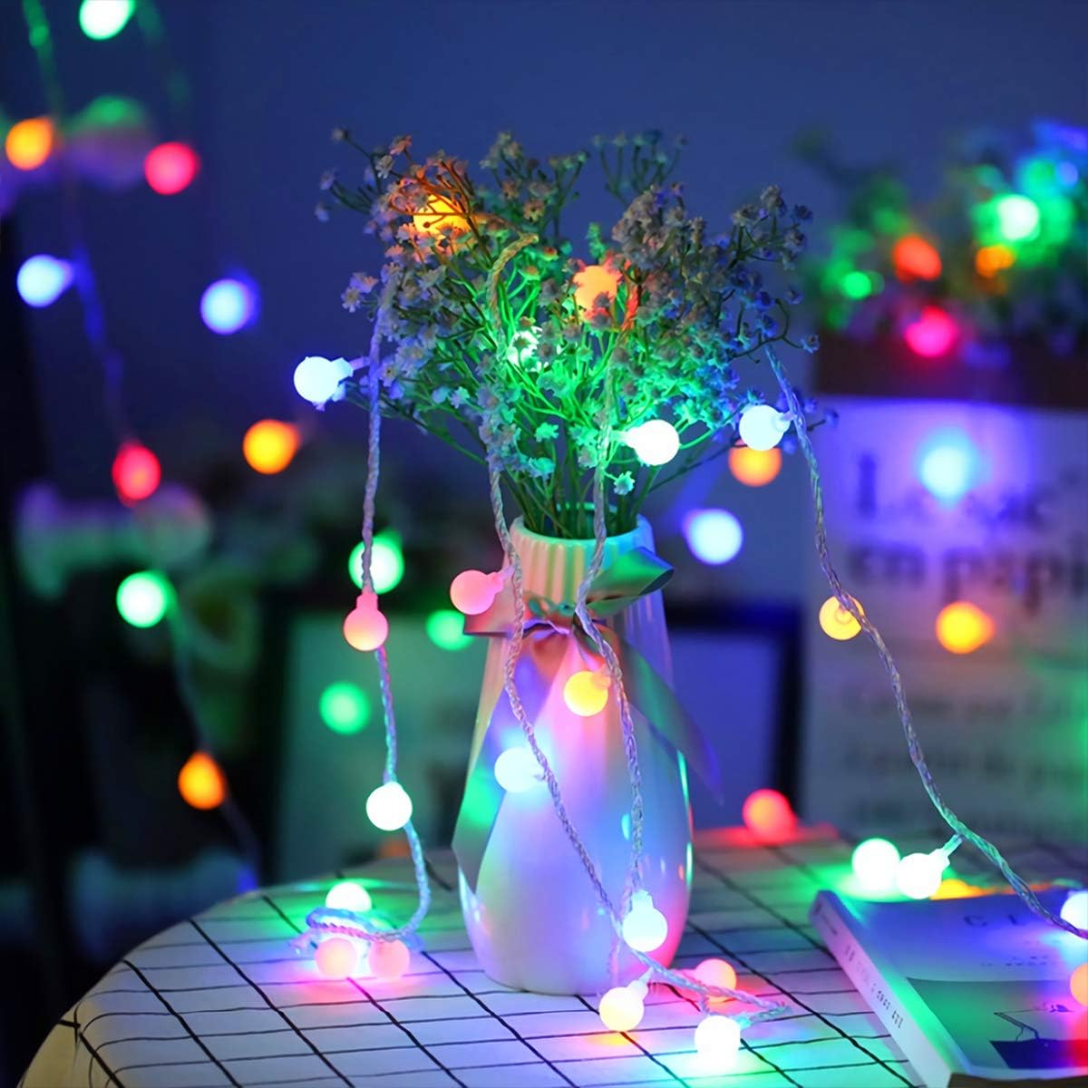 Thumbnail 6 de Fulighture Fairy Lights Battery Operated (5m, 40LED) – Waterproof Globe String Lights for Indoor Use