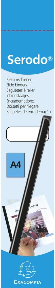 Exacompta 129781e Guide Serodo A4 12 mm, nero