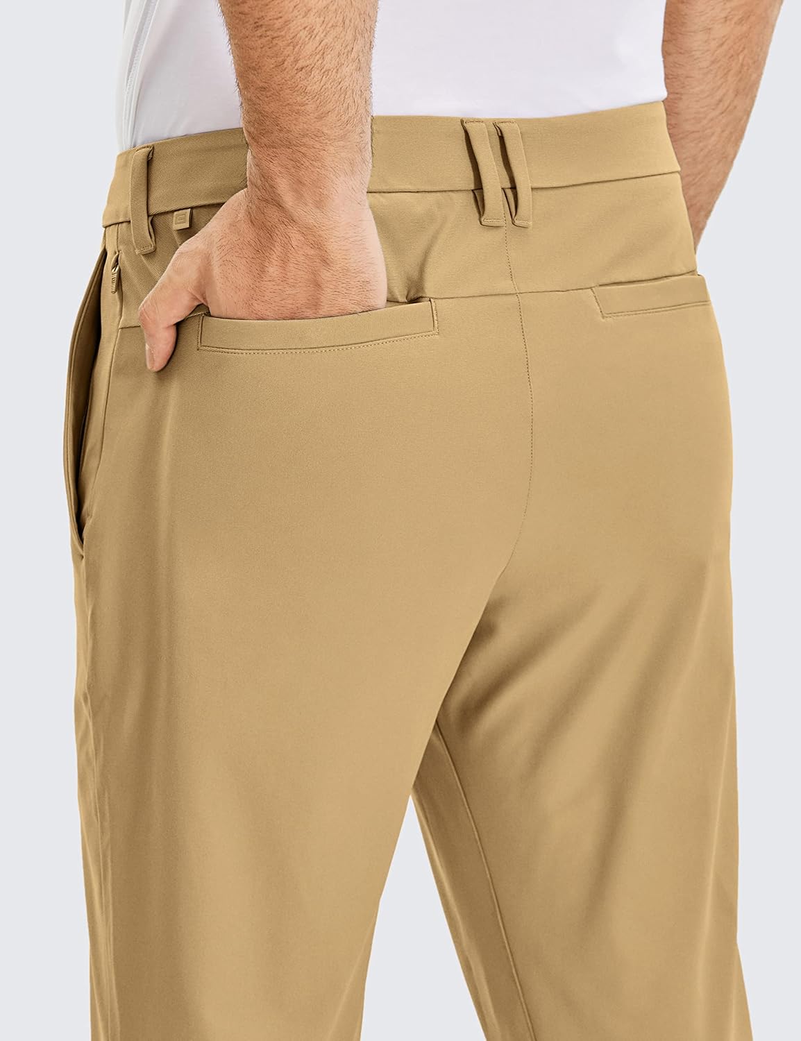 Detalle de Pantaloni da golf da uomo CRZ YOGA slim fit elasticizzati con asciugatura rapida e tasche (76/81/86 cm)