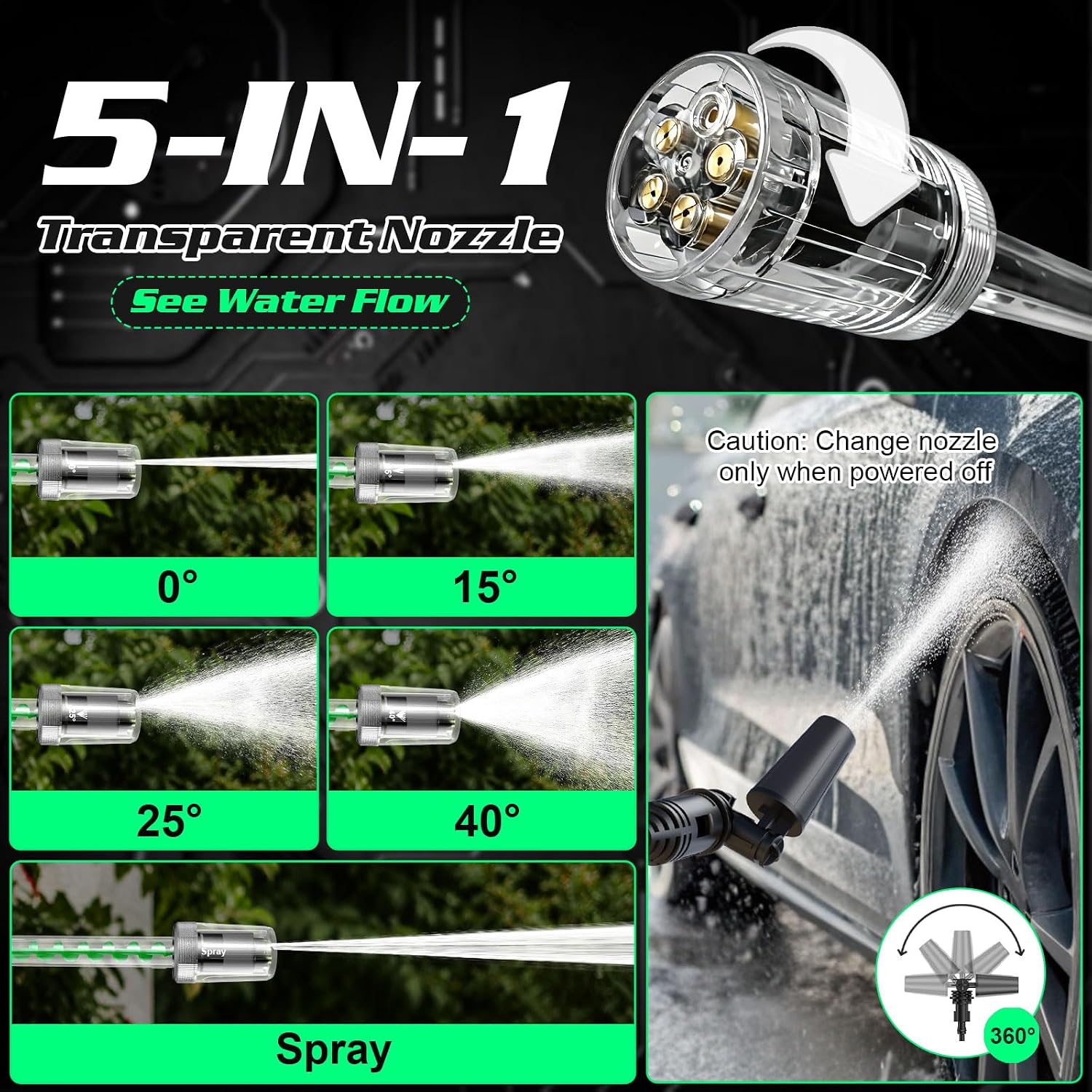 Thumbnail 5 de Cordless Power Washer with 1500W Brushless Motor