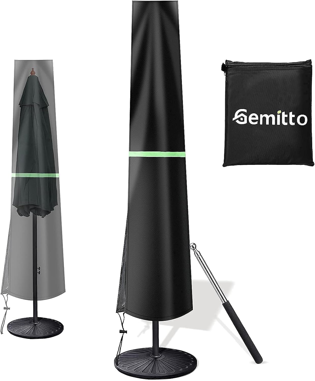Detalle de Cantilever Parasol Cover 190x30/50cm (Black) ☂