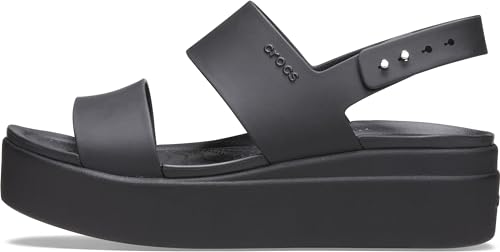 Thumbnail 6 de Crocs Mujer Brooklyn Low Wedge Sandalia en Negro - comodidad con cuña discreta
