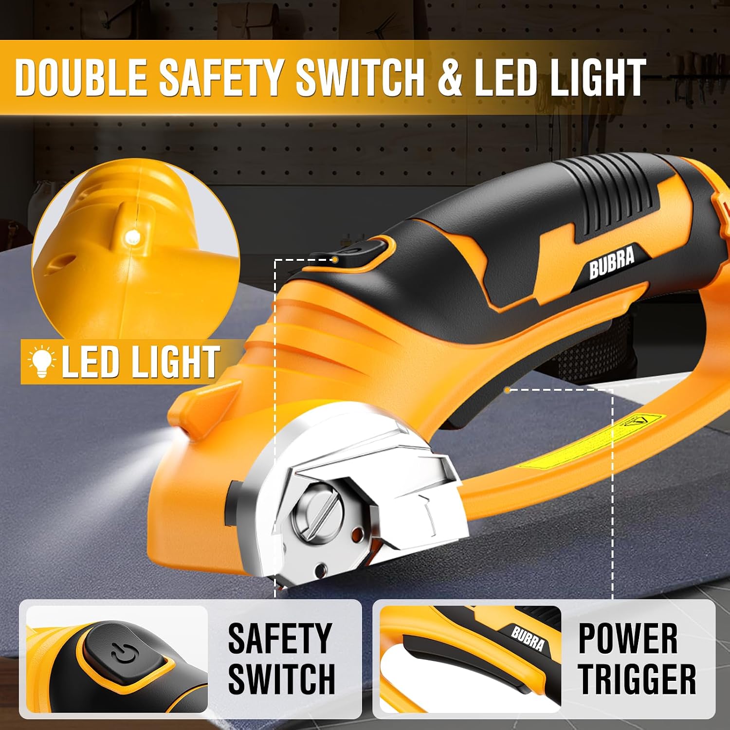 Detalle de Cordless Electric Scissors with 1/3-Inch Cutting Capacity