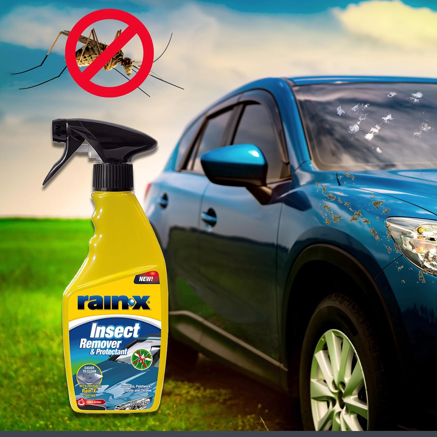 Thumbnail 5 de Rain-X Rimuovi Moscerini Auto 500 ml