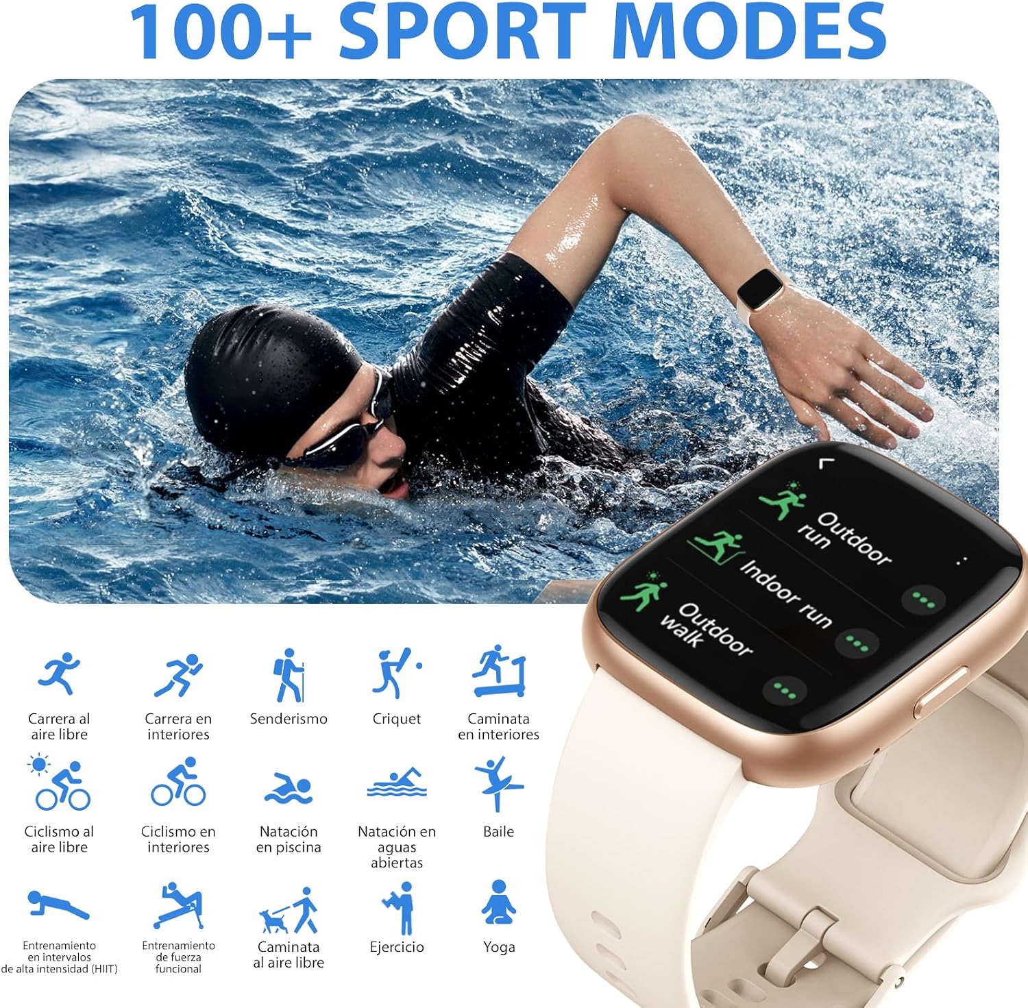 Thumbnail 2 de Alexa Built-in Fitness Tracker 1.83" Smartwatch