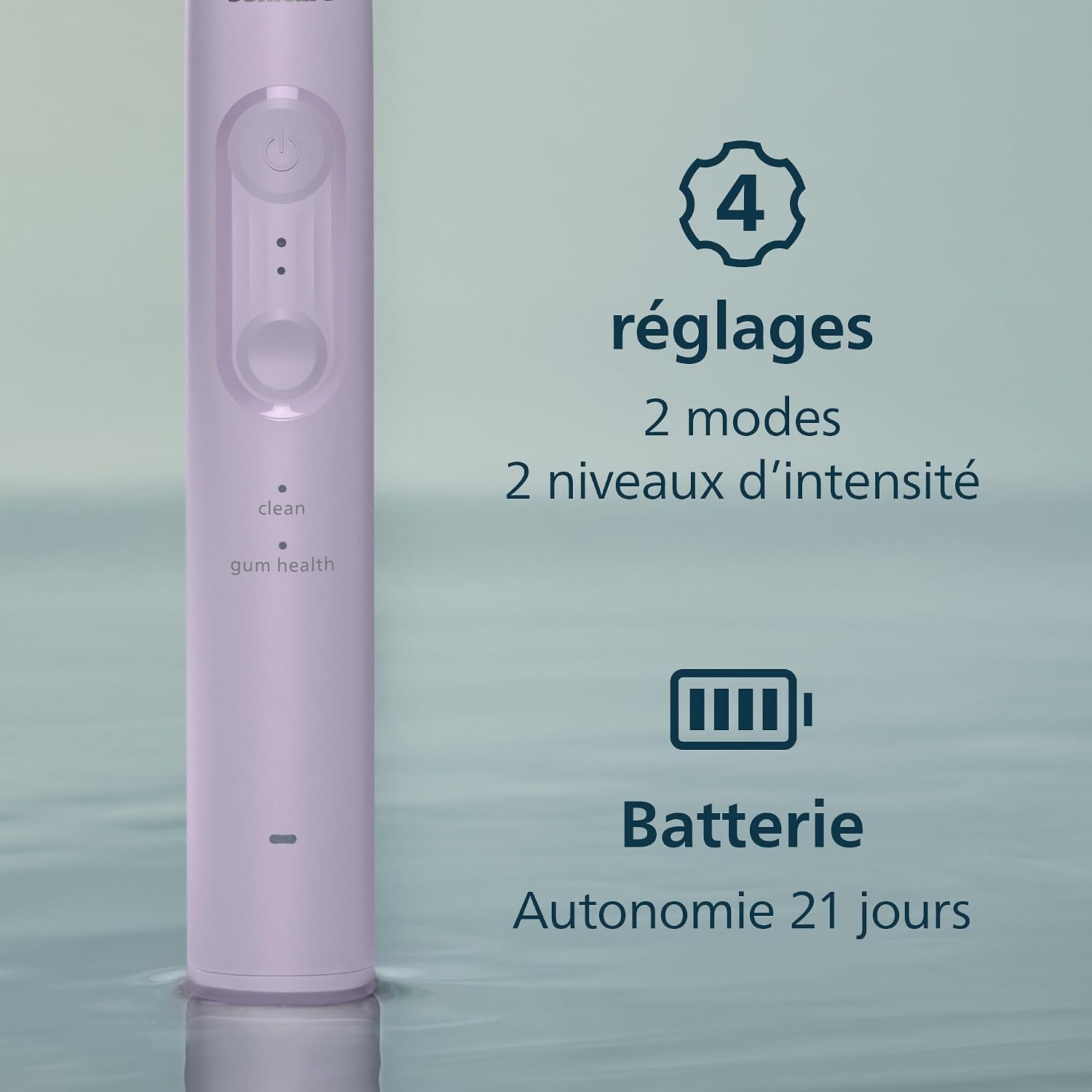Thumbnail 4 de Philips Sonicare HX4042/47 série 4000 lilas