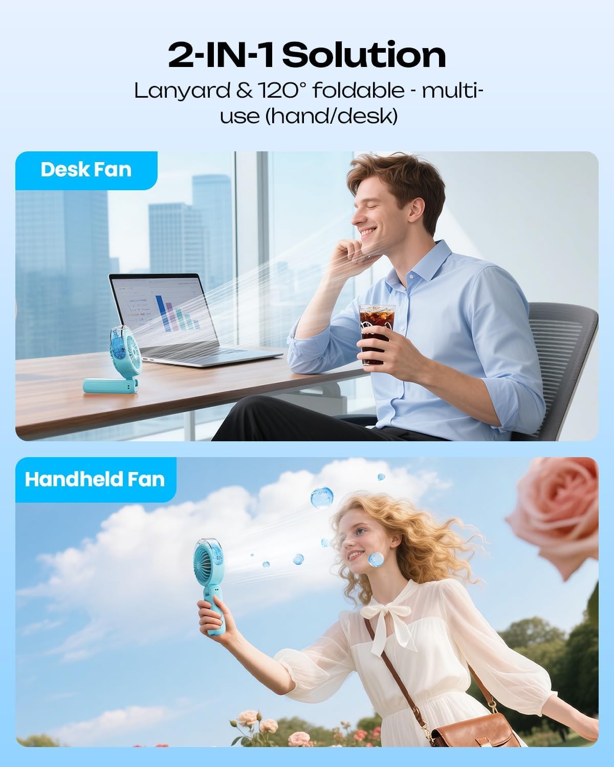Thumbnail 5 de Otlonpe Handheld Misting Fan, 4000mAh
