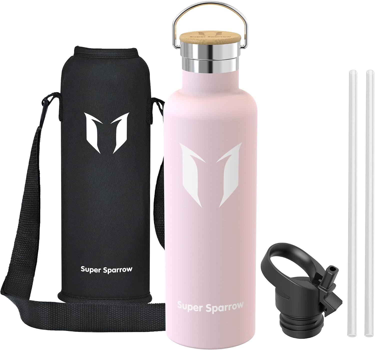 Detalle 2 de Super Sparrow Botella Acero Inoxidable 750ml 💧