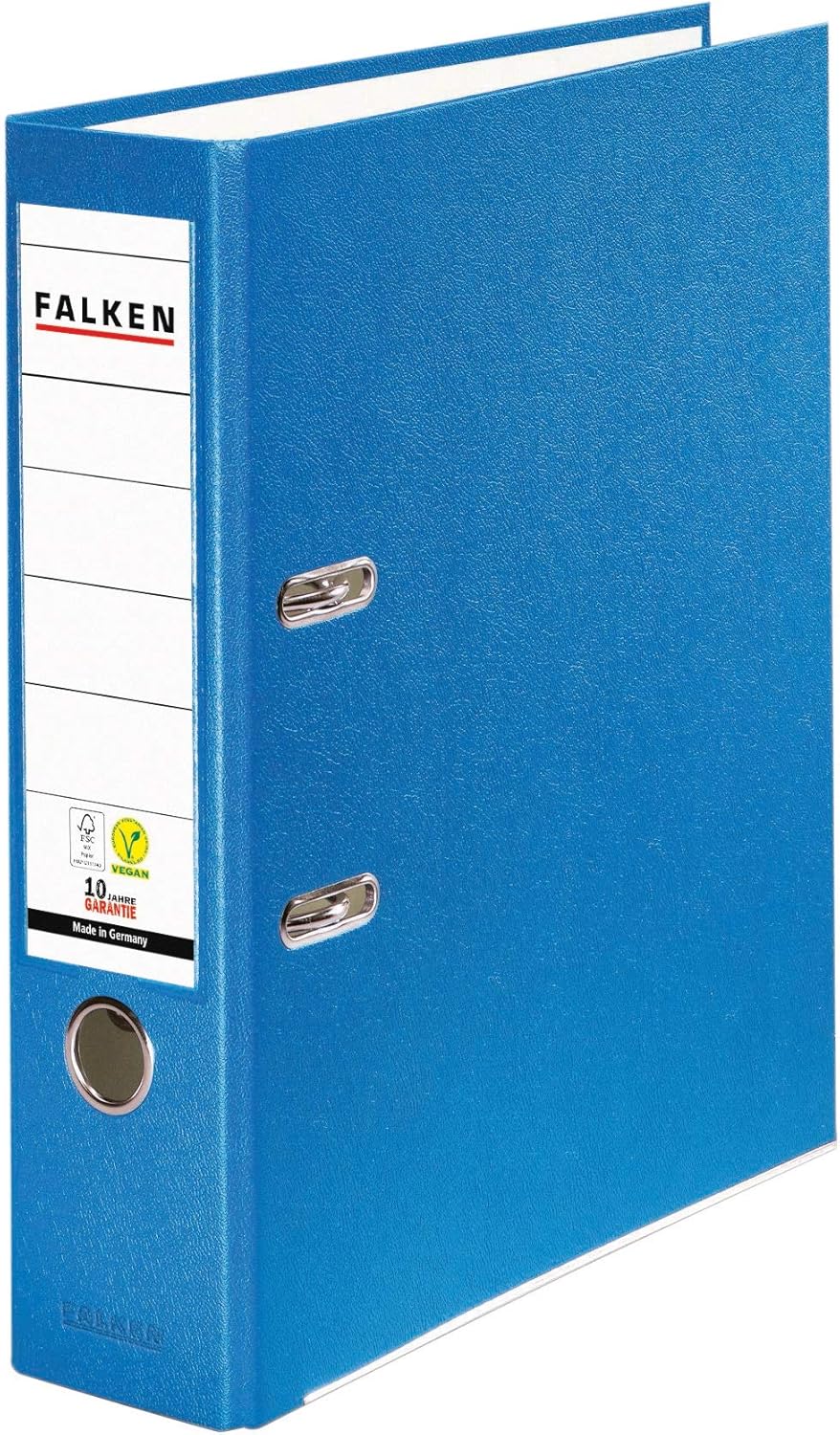 Detalle de Falken PP Copertina in plastica 5er Pack breit nero – DIN A4, 28,5 x 8 x 31,8 cm