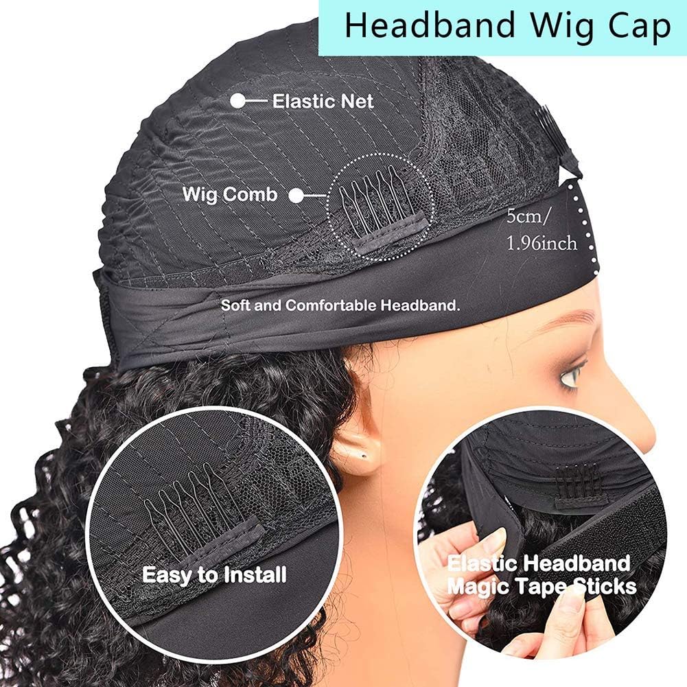Thumbnail 1 de Perruque Bandeau cheveux humains 20 pouces Wear and Go