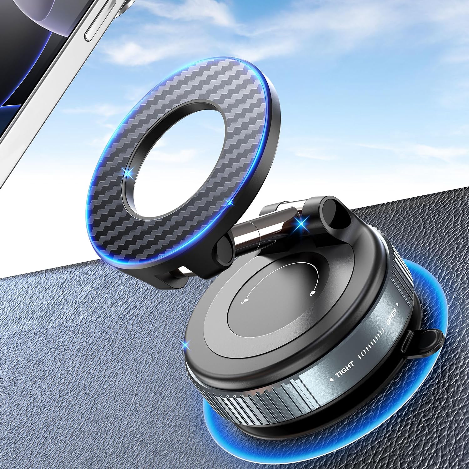 Detalle de PlusAcc Magnet Handyhalterung 360° drehbar