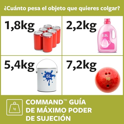 Thumbnail 7 de Command Tiras Adhesivas para Colgar Cuadros — 10 pares pequeños y 8 pares medianos (blancas) para marcos, espejos y adornos