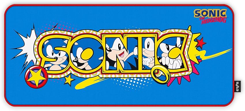 Detalle de Energy Sistem ESG Sonic Classic alfombrilla gaming XXL